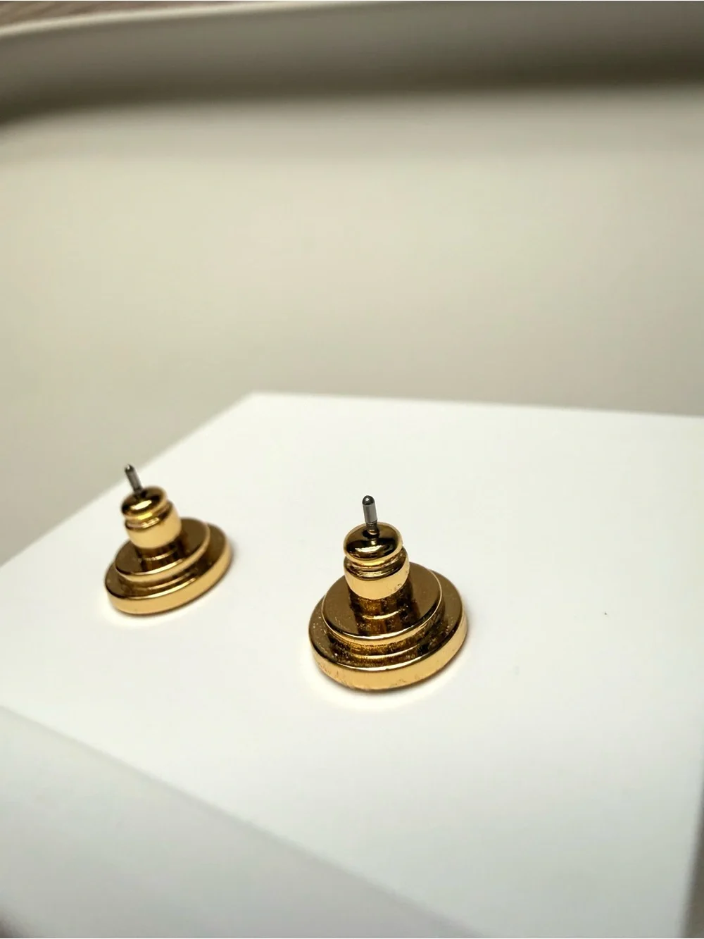 FINAL PRICE Tory Burch Chain Logo Linear Stud Earrings